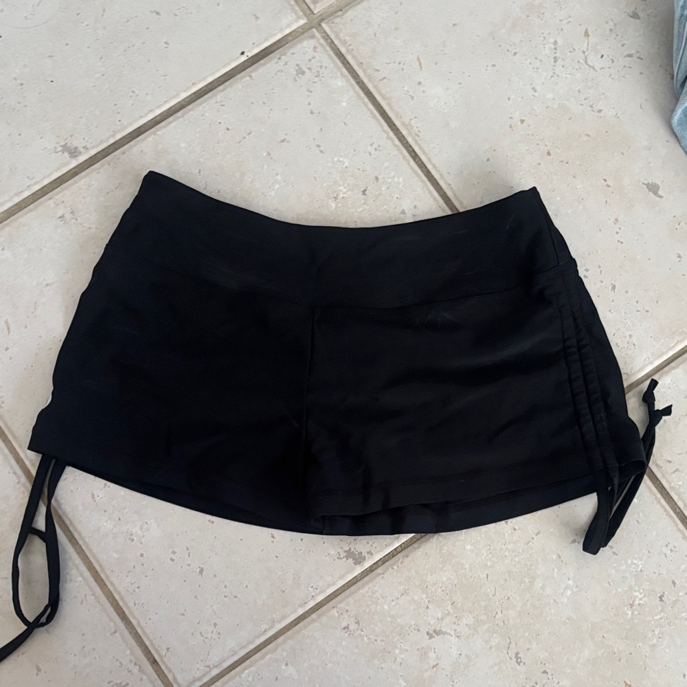 Black Drawstring Shorts